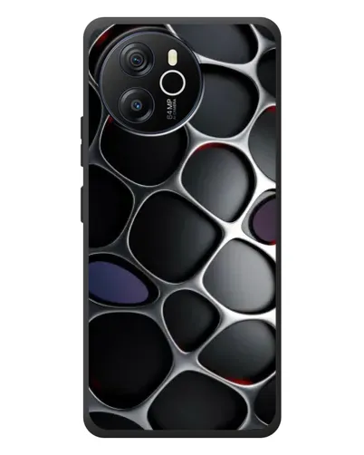 Чехол для Blackview Oscal Tiger 12 с картинкой «Объемная темная решетка» Чехол для Blackview Oscal Tiger 12 с картинкой «Объемная темная решетка»