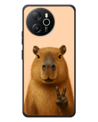 Чехол для Blackview Oscal Tiger 12 с картинкой «Капибара виктория» Чехол для Blackview Oscal Tiger 12 с картинкой «Капибара виктория»