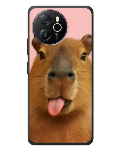 Чехол для Blackview Oscal Tiger 12 с картинкой «Капибара с языком» Чехол для Blackview Oscal Tiger 12 с картинкой «Капибара с языком»