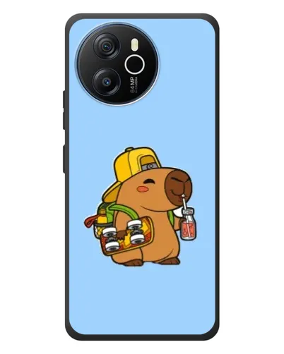 Чехол для Blackview Oscal Tiger 12 с картинкой «Капибара на скейте» Чехол для Blackview Oscal Tiger 12 с картинкой «Капибара на скейте»