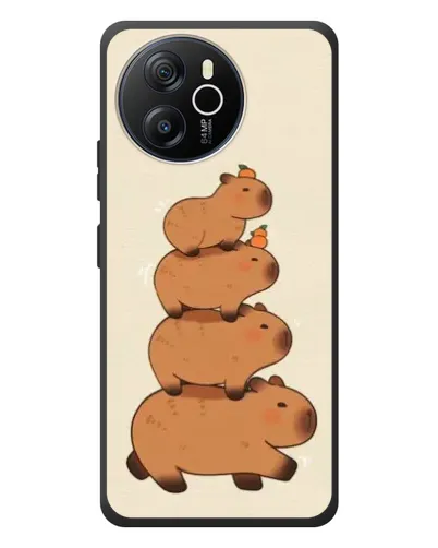 Чехол для Blackview Oscal Tiger 12 с картинкой «Башня из капибар» Чехол для Blackview Oscal Tiger 12 с картинкой «Башня из капибар»