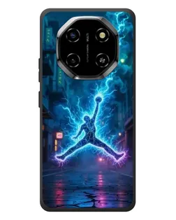 Чехол для Blackview Shark 6 с картинкой «Jordan Gold Jumpman»