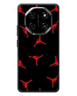 Чехол для Blackview Shark 6 с картинкой «Jordan Red Pattern»