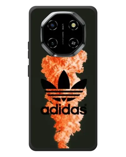 Чехол для Blackview Shark 6 с картинкой «Оранжевый дым Adidas»