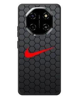 Чехол для Blackview Shark 6 с картинкой «Nike — карбоновая сетка»