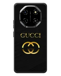 Чохол для Blackview Shark 6 з картинкою «Золотий логотип Gucci»