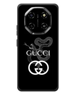 Чохол для Blackview Shark 6 з картинкою «Gucci — срібна змія»