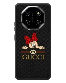 Чохол для Blackview Shark 6 з картинкою «Мінні Маус Gucci — чорний»