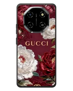 Чохол для Blackview Shark 6 з картинкою «Gucci — бордові троянди»