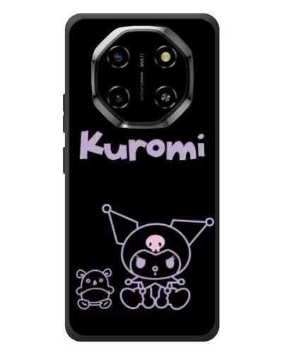 Чехол для Blackview Shark 6 с картинкой «Kuromi — черный минимализм» Чехол для Blackview Shark 6 с картинкой «Kuromi — черный минимализм»