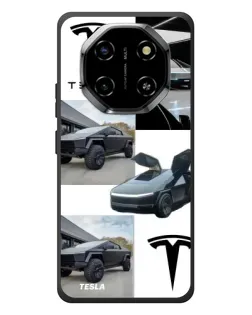 Чехол для Blackview Shark 6 с картинкой «Коллаж Cybertruck Tesla» Чехол для Blackview Shark 6 с картинкой «Коллаж Cybertruck Tesla»
