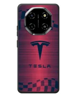Чехол для Blackview Shark 6 с картинкой «Тесла красный карбон» Чехол для Blackview Shark 6 с картинкой «Тесла красный карбон»