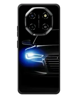 Чехол для Blackview Shark 6 с картинкой «Неоновый взгляд Audi»