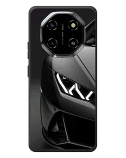 Чехол для Blackview Shark 6 с картинкой «Lamborghini фары детализация»