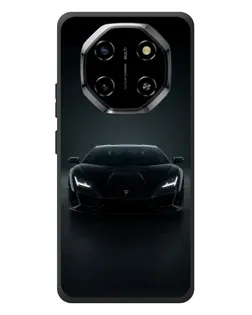 Чехол для Blackview Shark 6 с картинкой «Черный Lamborghini Aventador»