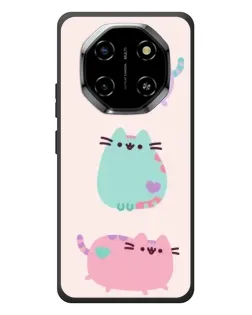 Чохол для Blackview Shark 6 з картинкою «Pusheen тріо»