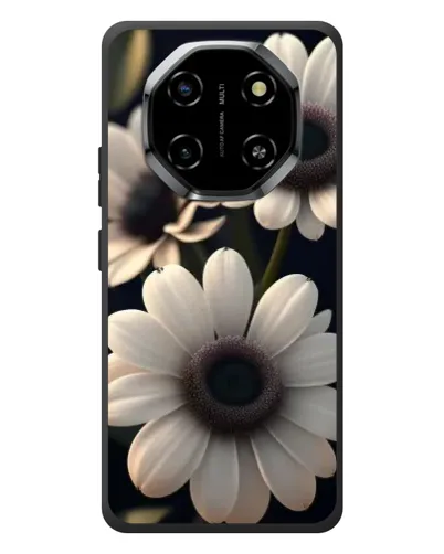 Чехол для Blackview Shark 6 с картинкой «Белые маргаритки макро»