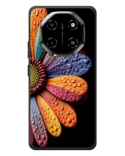 Чехол для Blackview Shark 6 с картинкой «Радужный цветок»