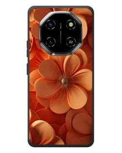 Чохол для Blackview Shark 6 з картинкою «Помаранчева макро квітка»