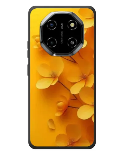 Чехол для Blackview Shark 6 с картинкой «Золотые лепестки»