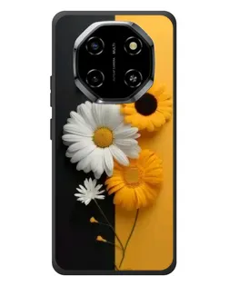 Чохол для Blackview Shark 6 з картинкою «Соняшник та ромашка»