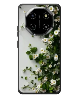 Чохол для Blackview Shark 6 з картинкою «Гілка дрібних білих квітів»