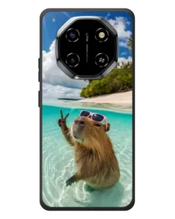 Чохол для Blackview Shark 6 з картинкою «Капібара на морі»