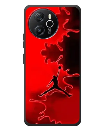 Чехол для Blackview Shark 8 с картинкой «Jordan Red Smoke»