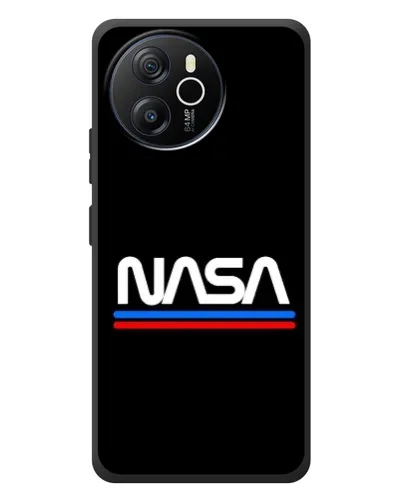Чехол для Blackview Shark 8 с картинкой «NASA — классика Red Blue» Чехол для Blackview Shark 8 с картинкой «NASA — классика Red Blue»