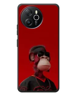 Чехол для Blackview Shark 8 с картинкой «Bored Ape в красном»