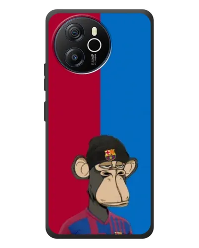 Чехол для Blackview Shark 8 с картинкой «Bored Ape — фанат Барсы»