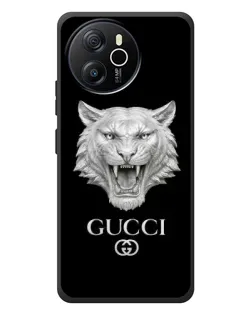 Чехол для Blackview Shark 8 с картинкой «Gucci — серебряный лев»