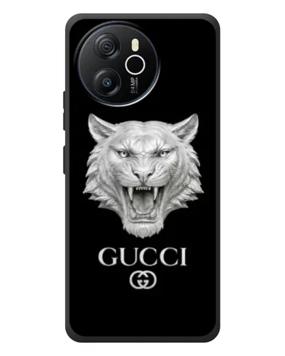 Чехол для Blackview Shark 8 с картинкой «Gucci — серебряный лев» Чехол для Blackview Shark 8 с картинкой «Gucci — серебряный лев»