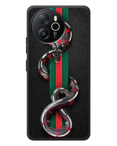 Чехол для Blackview Shark 8 с картинкой «Gucci — змея на полосе» Чехол для Blackview Shark 8 с картинкой «Gucci — змея на полосе»