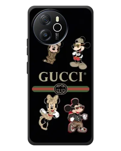 Чехол для Blackview Shark 8 с картинкой «Gucci — герои Disney и монограмма» Чехол для Blackview Shark 8 с картинкой «Gucci — герои Disney и монограмма»