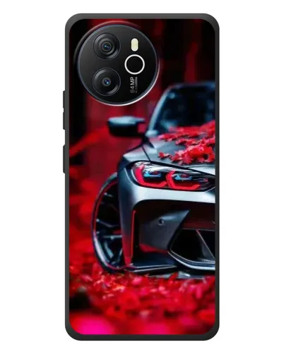 Чехол для Blackview Shark 8 с картинкой «Спортивная BMW и цветы» Чехол для Blackview Shark 8 с картинкой «Спортивная BMW и цветы»