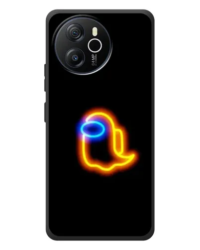 Чехол для Blackview Shark 8 с картинкой «Among Us неоновое сияние»