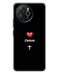 Чехол для Blackview Shark 8 с картинкой «Сердце - Jesus»