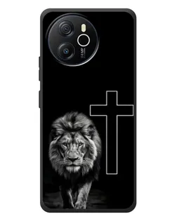 Чехол для Blackview Shark 8 с картинкой «Лев и Крест»