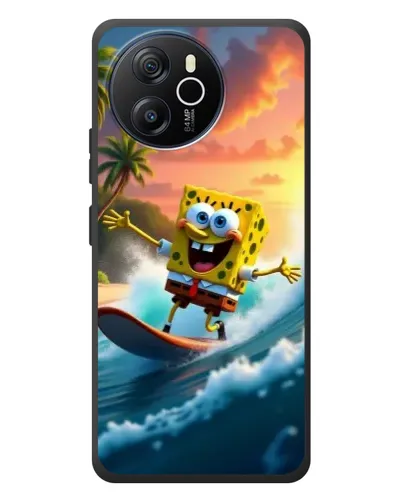 Чехол для Blackview Shark 8 с картинкой «Губка Боб серфингист» Чехол для Blackview Shark 8 с картинкой «Губка Боб серфингист»