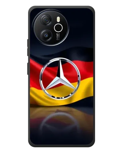 Чехол для Blackview Shark 8 с картинкой «Mercedes — флаг Германии» Чехол для Blackview Shark 8 с картинкой «Mercedes — флаг Германии»
