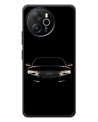 Чехол для Blackview Shark 8 с картинкой «Audi — ночной контур»