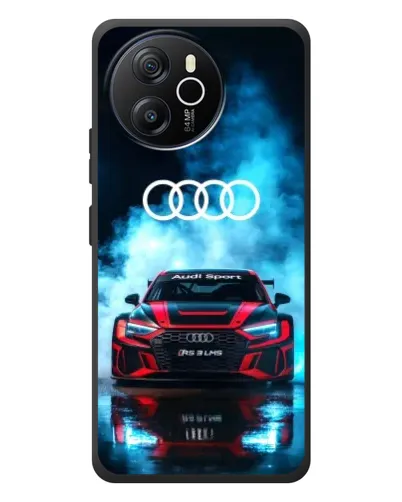 Чехол для Blackview Shark 8 с картинкой «Audi Sport — неон»