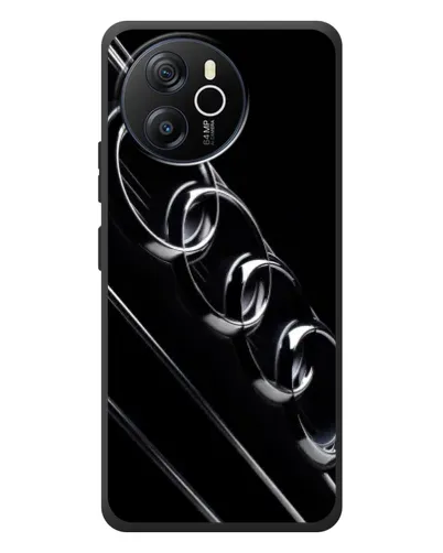 Чехол для Blackview Shark 8 с картинкой «Audi — абстрактные кольца»