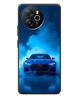 Чехол для Blackview Shark 8 с картинкой «Audi — голубая энергия»