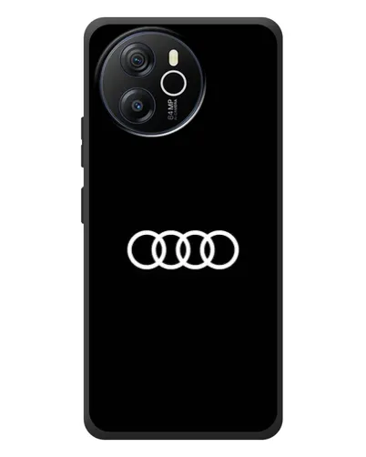 Чехол для Blackview Shark 8 с картинкой «Audi White Logo»