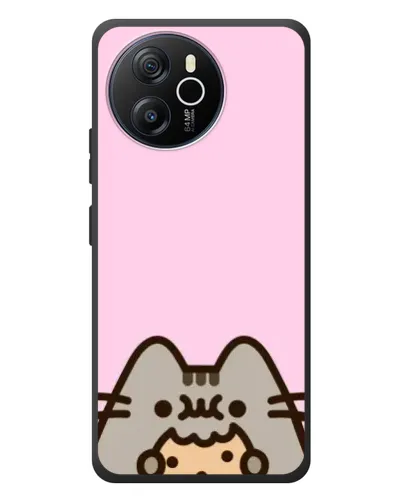 Чехол для Blackview Shark 8 с картинкой «Pusheen и печенье»