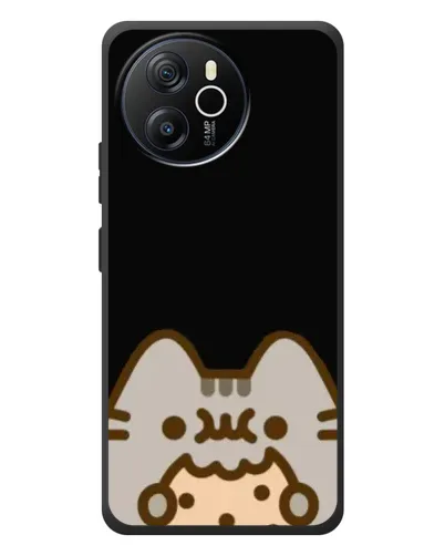 Чехол для Blackview Shark 8 с картинкой «Пушин на черном»