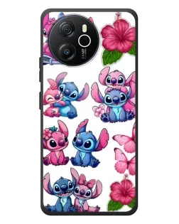 Чехол для Blackview Shark 8 с картинкой «Стикеры Stitch и Angel»