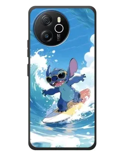 Чехол для Blackview Shark 8 с картинкой «Стич на волне»
